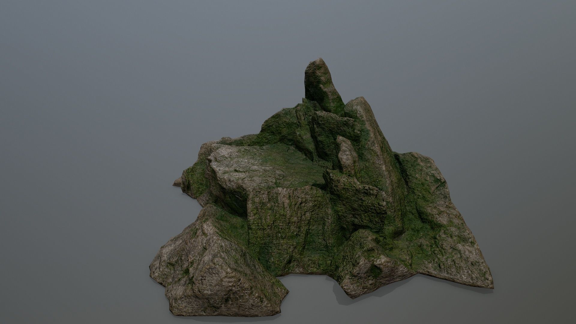 rocks rock Low-poly 3D model_9