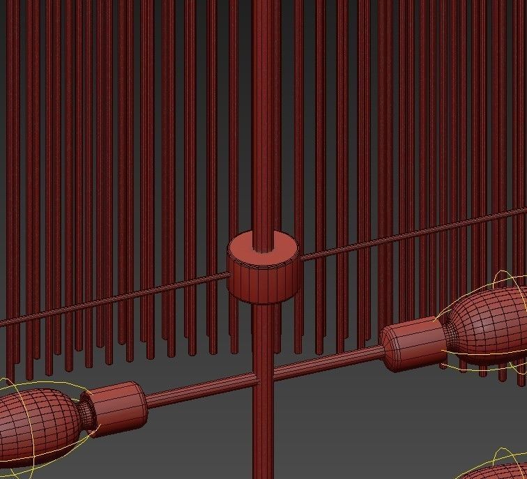 Royalton Oval Chandelier 3D model_7