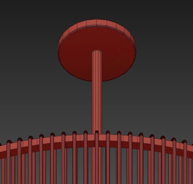 Royalton Oval Chandelier 3D model_6