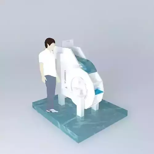 Wooden windmill overshoot Free 3D model