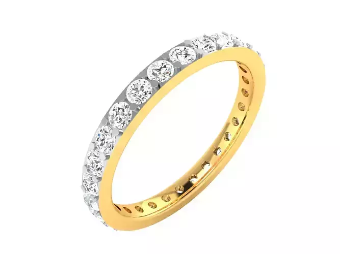Women Band Ring 3dm render detail