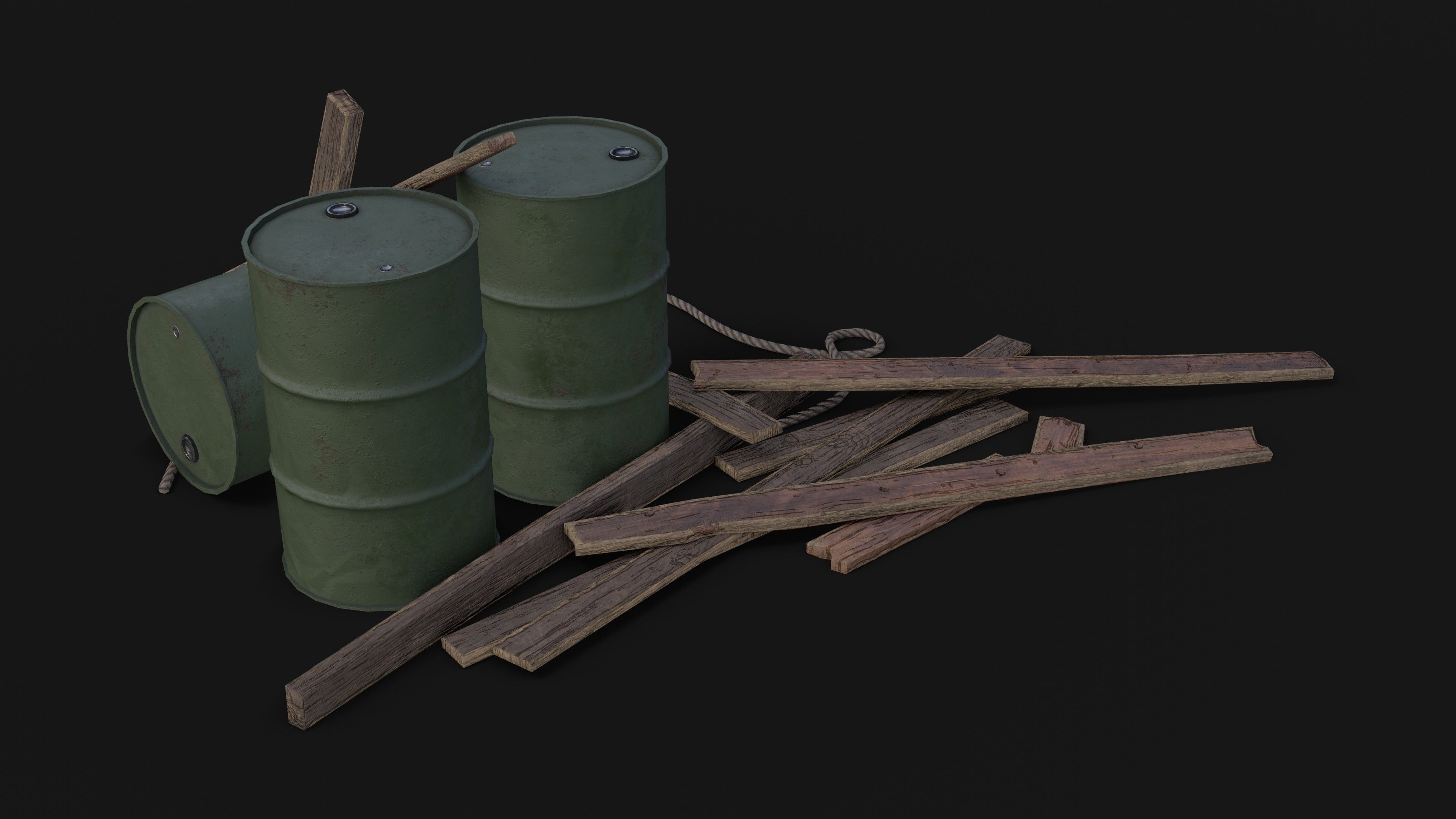 Wooden Storage Assets Collection 02 _18