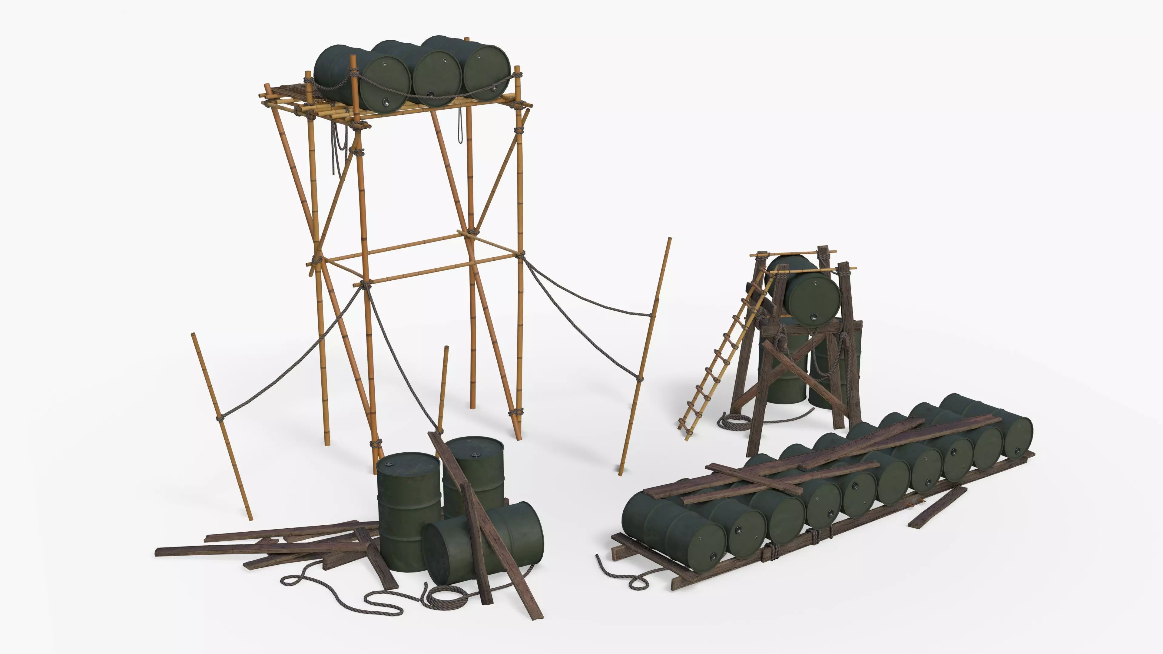 Wooden Storage Assets Collection 02 _0