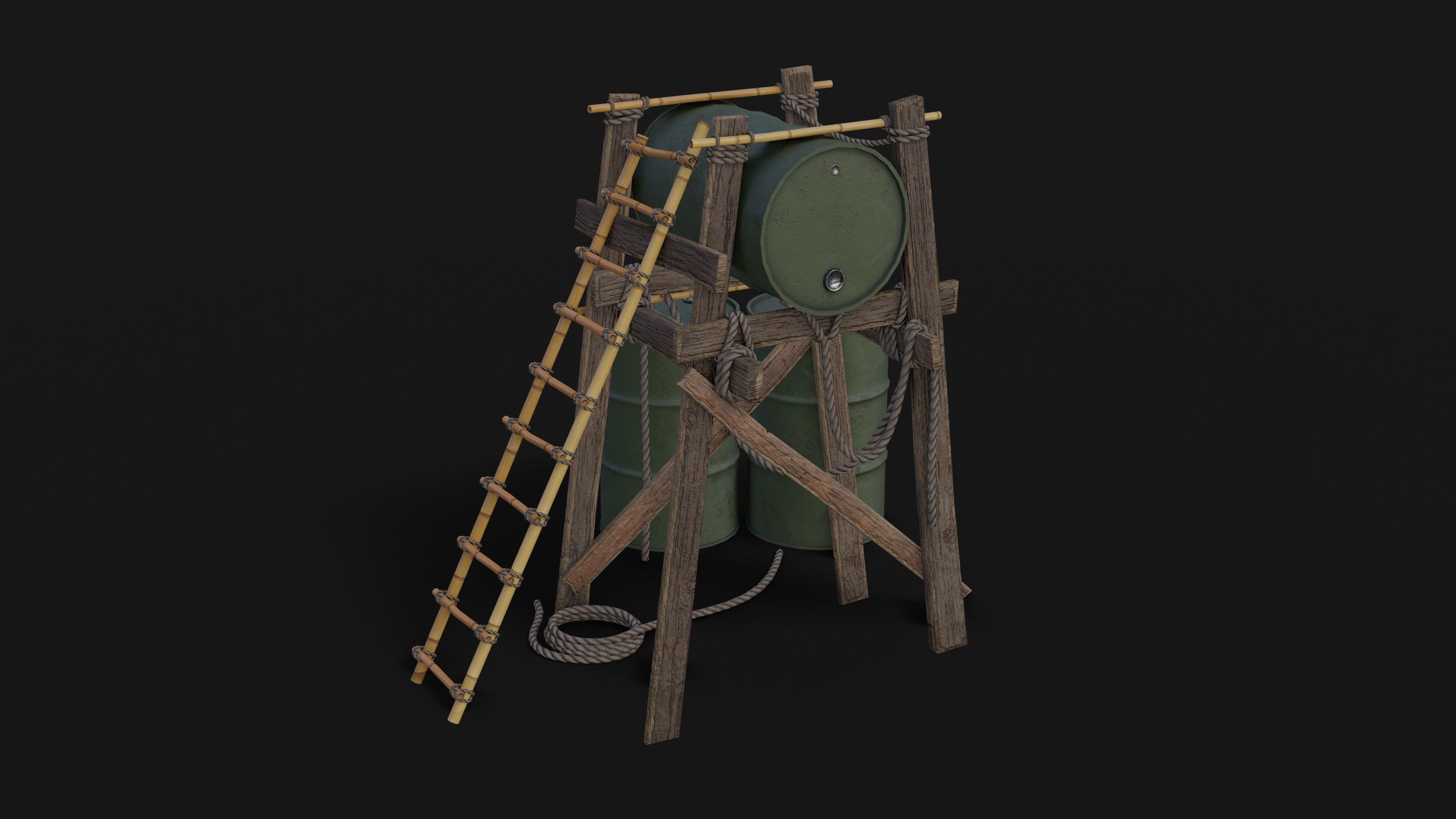 Wooden Storage Assets Collection 02 _14