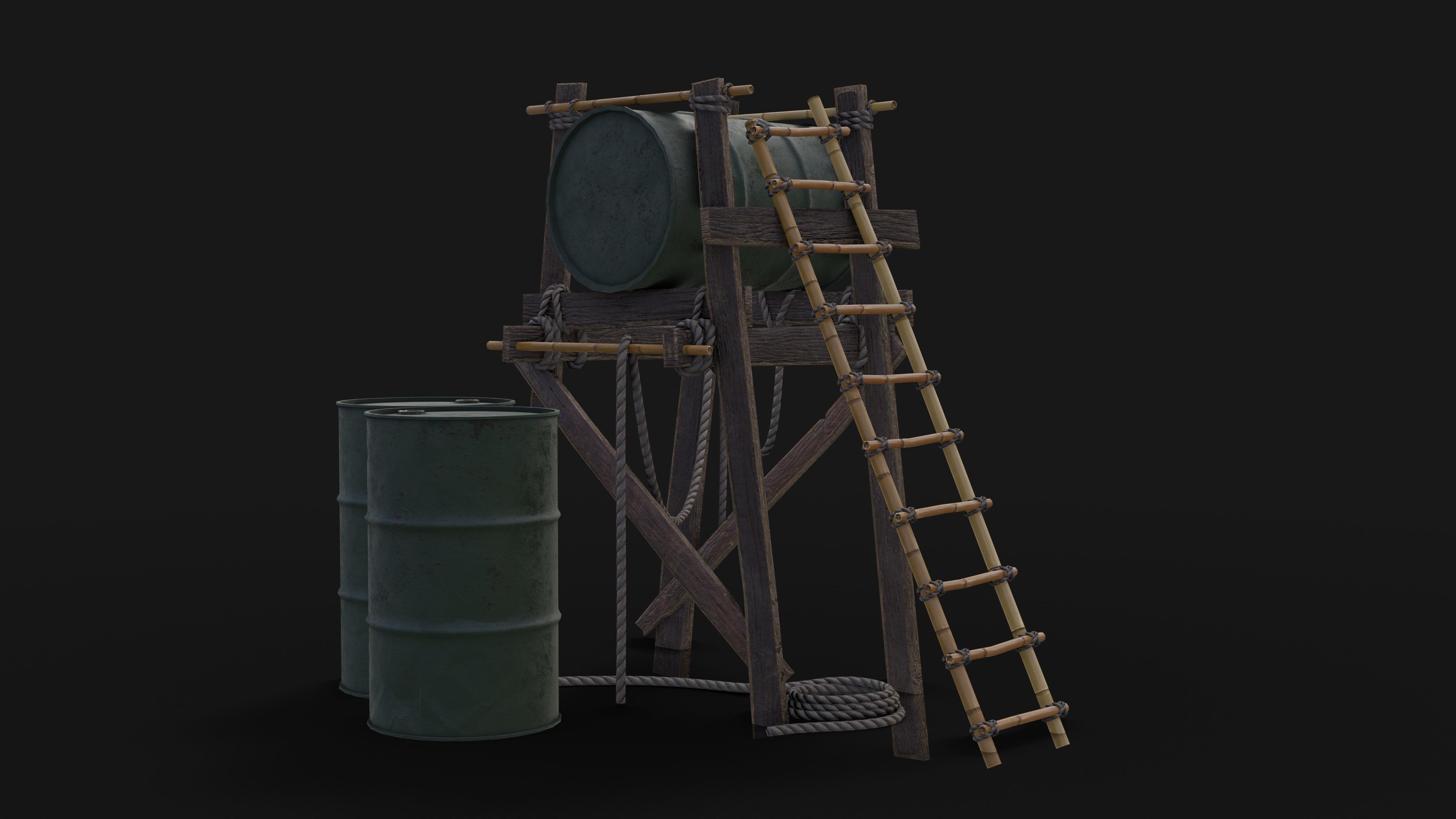Wooden Storage Assets Collection 02 _17