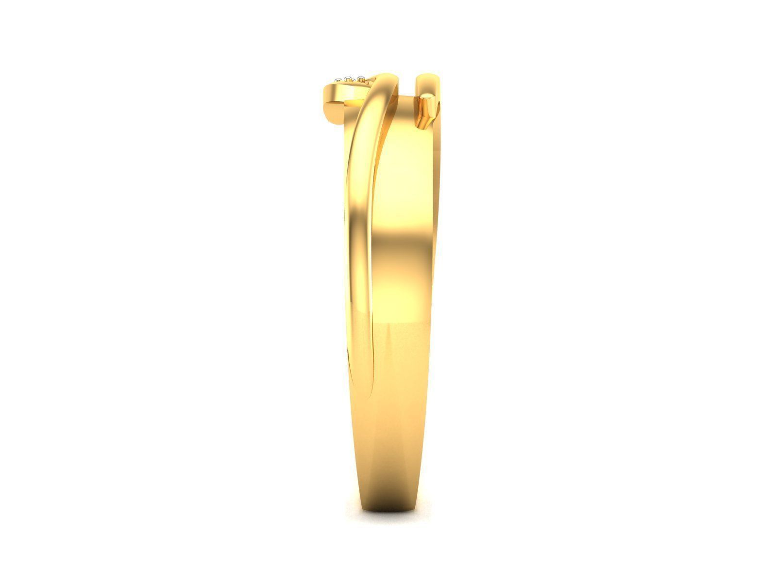 Women Band Ring 3dm render detail 3D print model_5