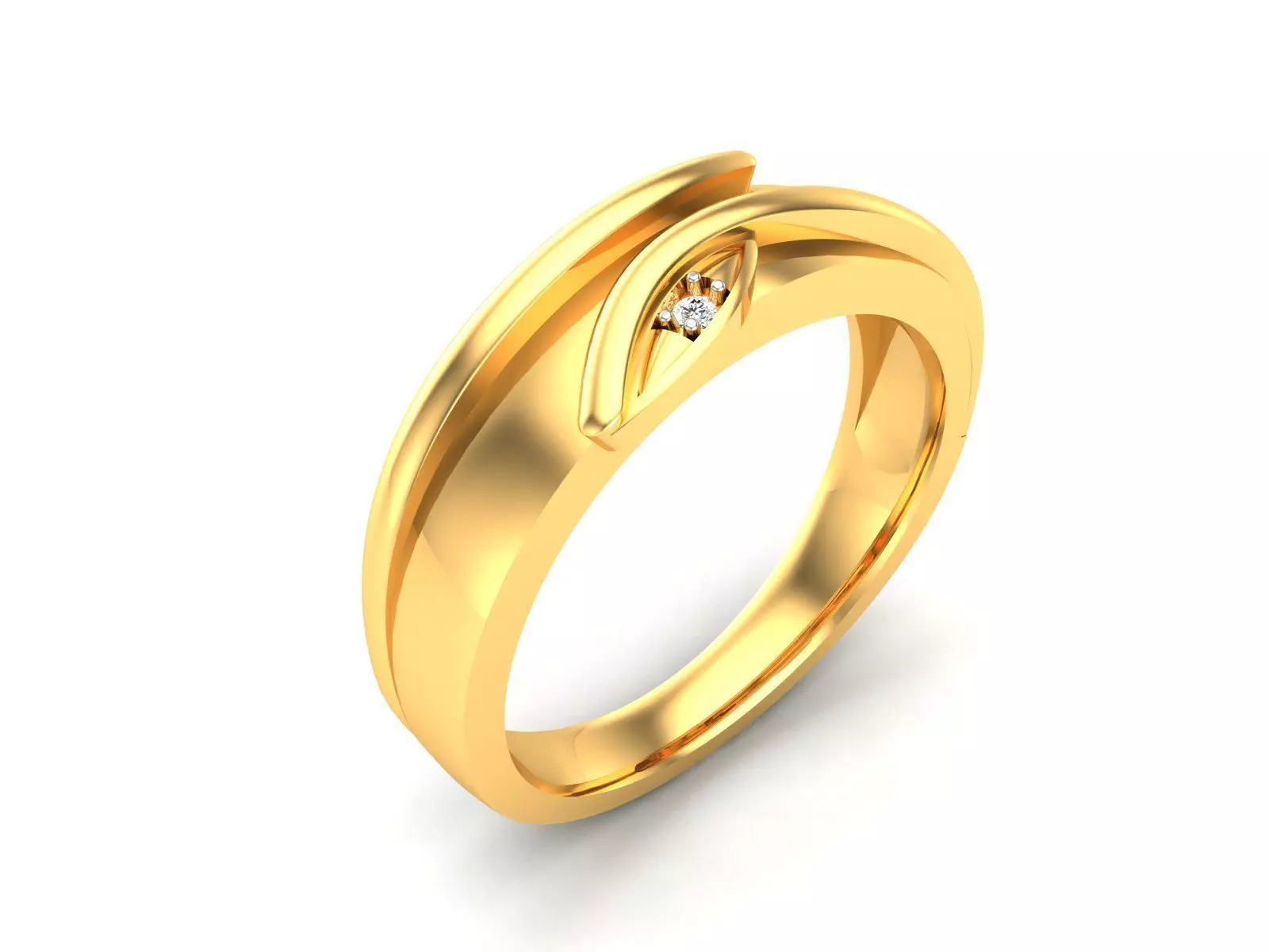 Women Band Ring 3dm render detail 3D print model_0
