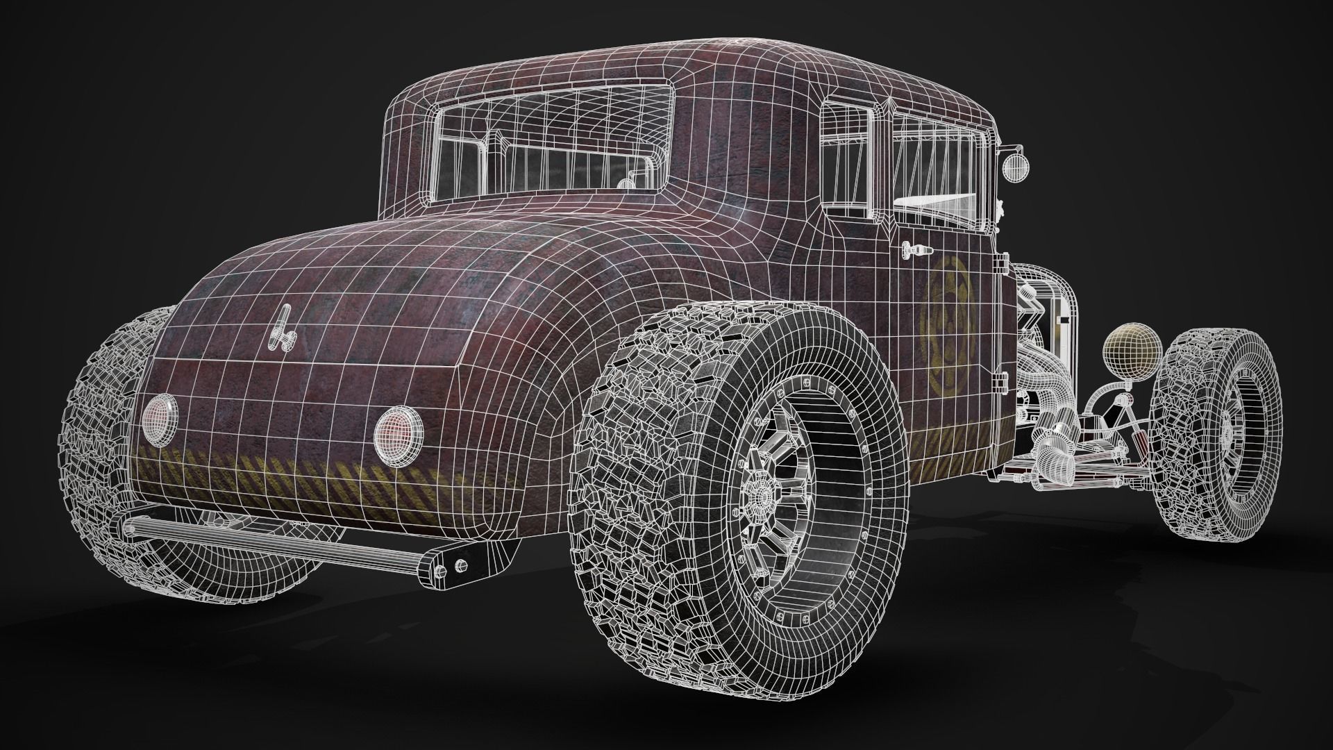 Hot Rod 3D model_13