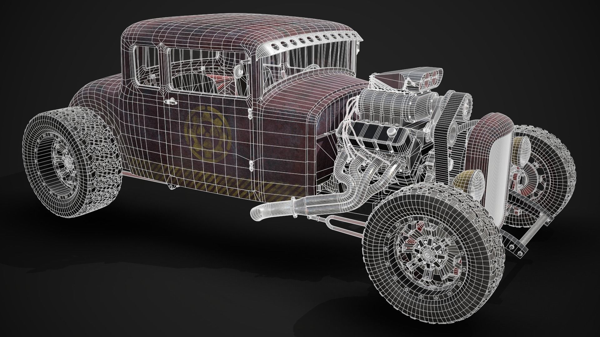 Hot Rod 3D model_12