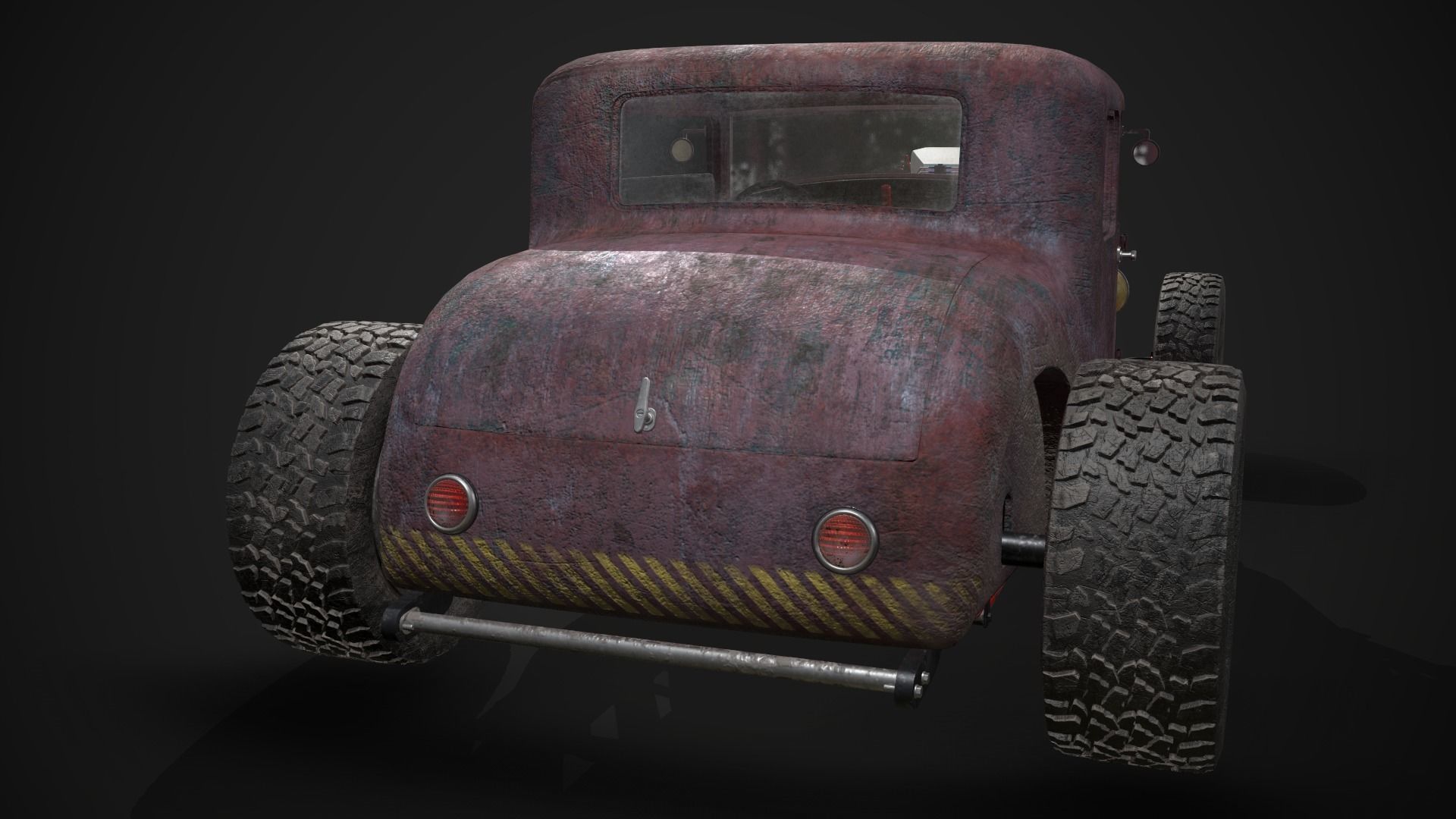 Hot Rod 3D model_5