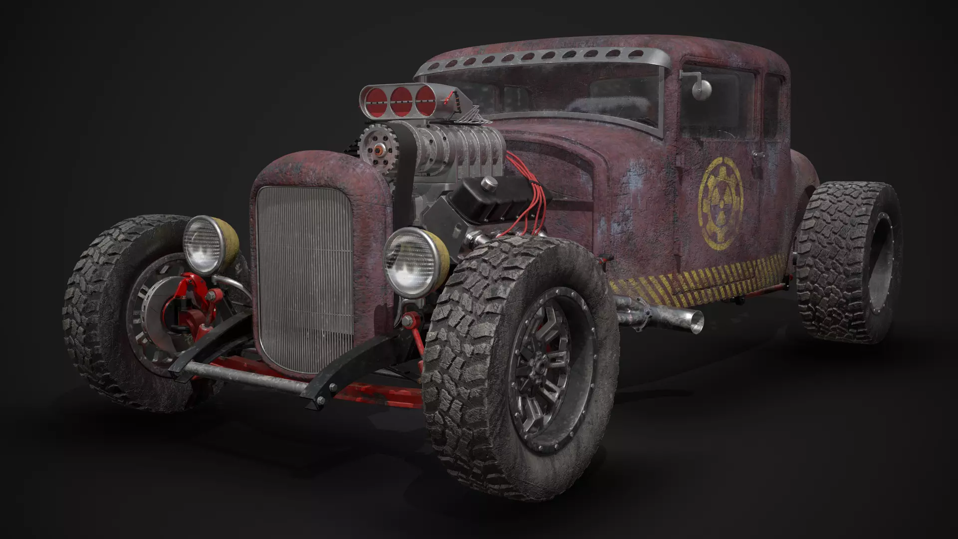 Hot Rod 3D model_0