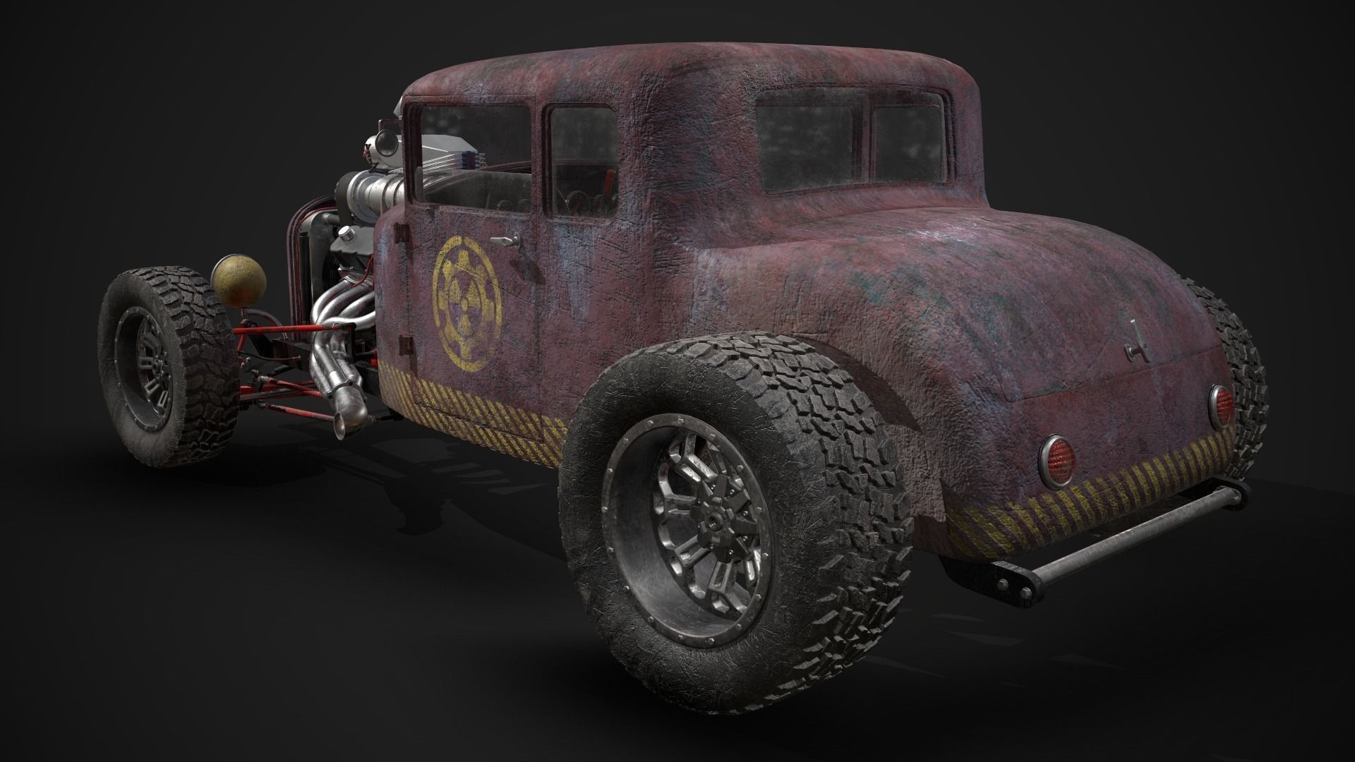 Hot Rod 3D model_4