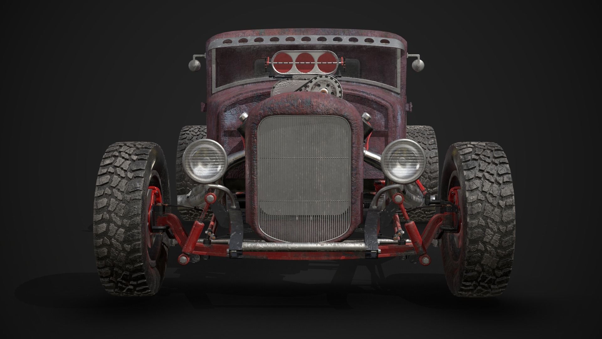 Hot Rod 3D model_3
