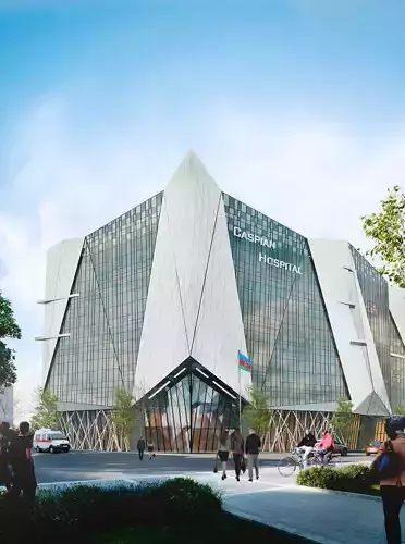 Exterior Night Render scene with preset