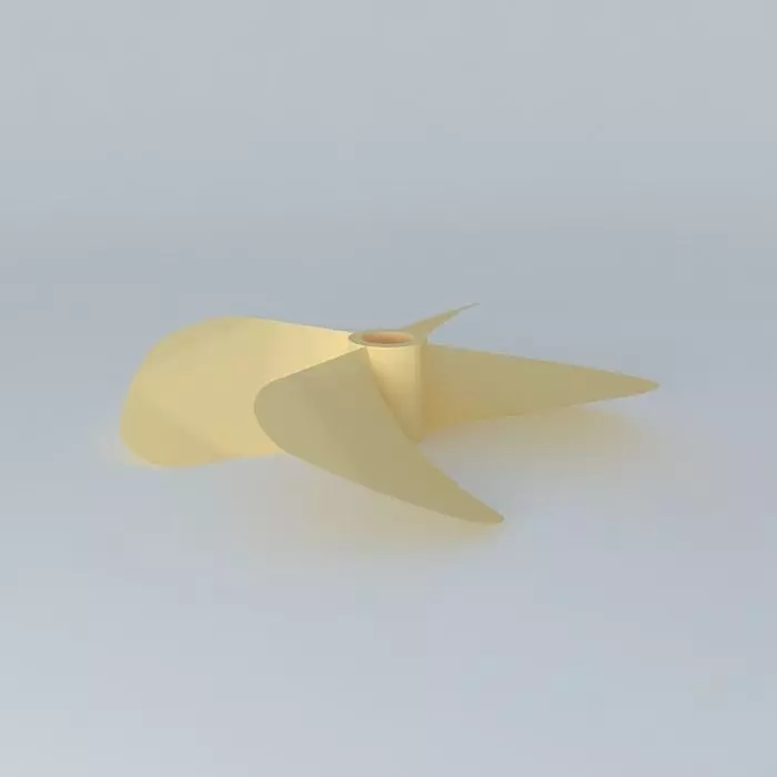 Propellor propeller Free 3D model_0