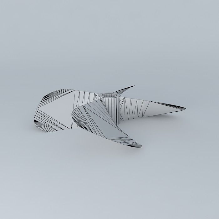 Propellor propeller Free 3D model_3