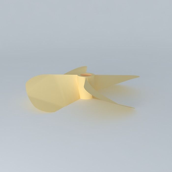 Propellor propeller Free 3D model_1