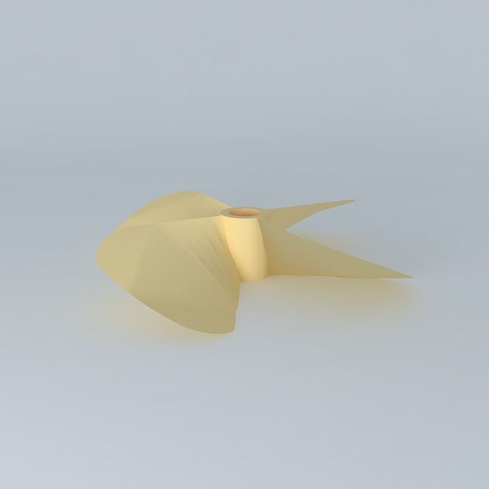 Propellor propeller Free 3D model_2