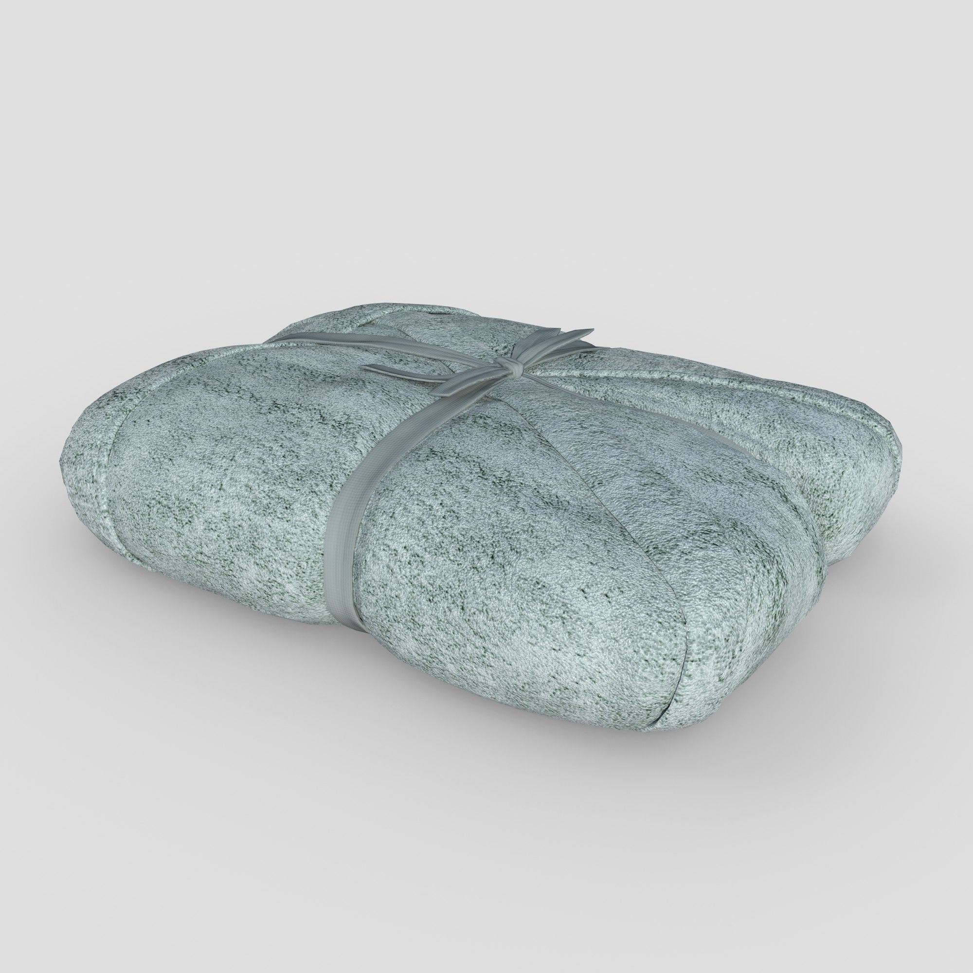 Low-poly 3D model of Bath Towel Low-poly 3D model_3