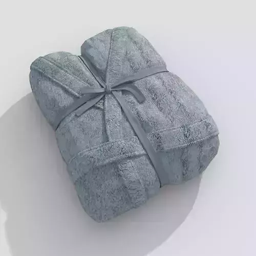 Low-poly 3D model of Bath Towel