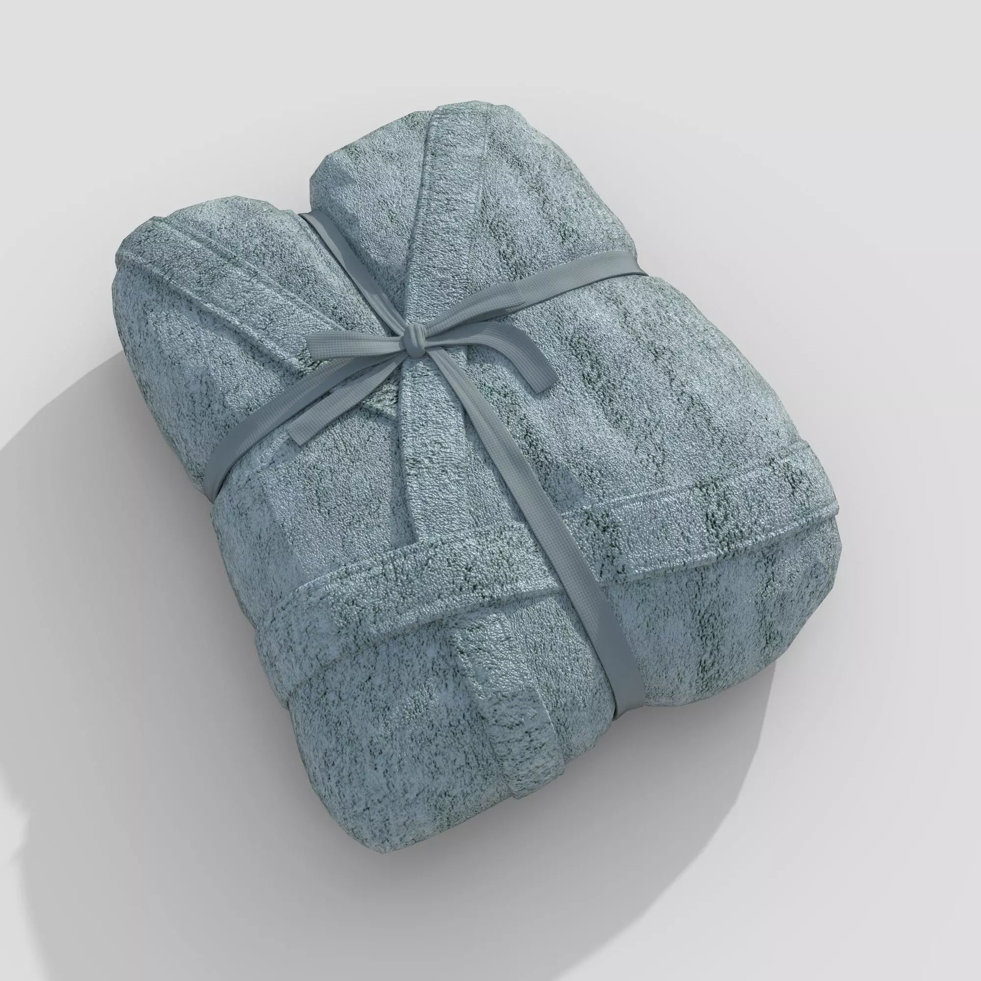 Low-poly 3D model of Bath Towel Low-poly 3D model_0