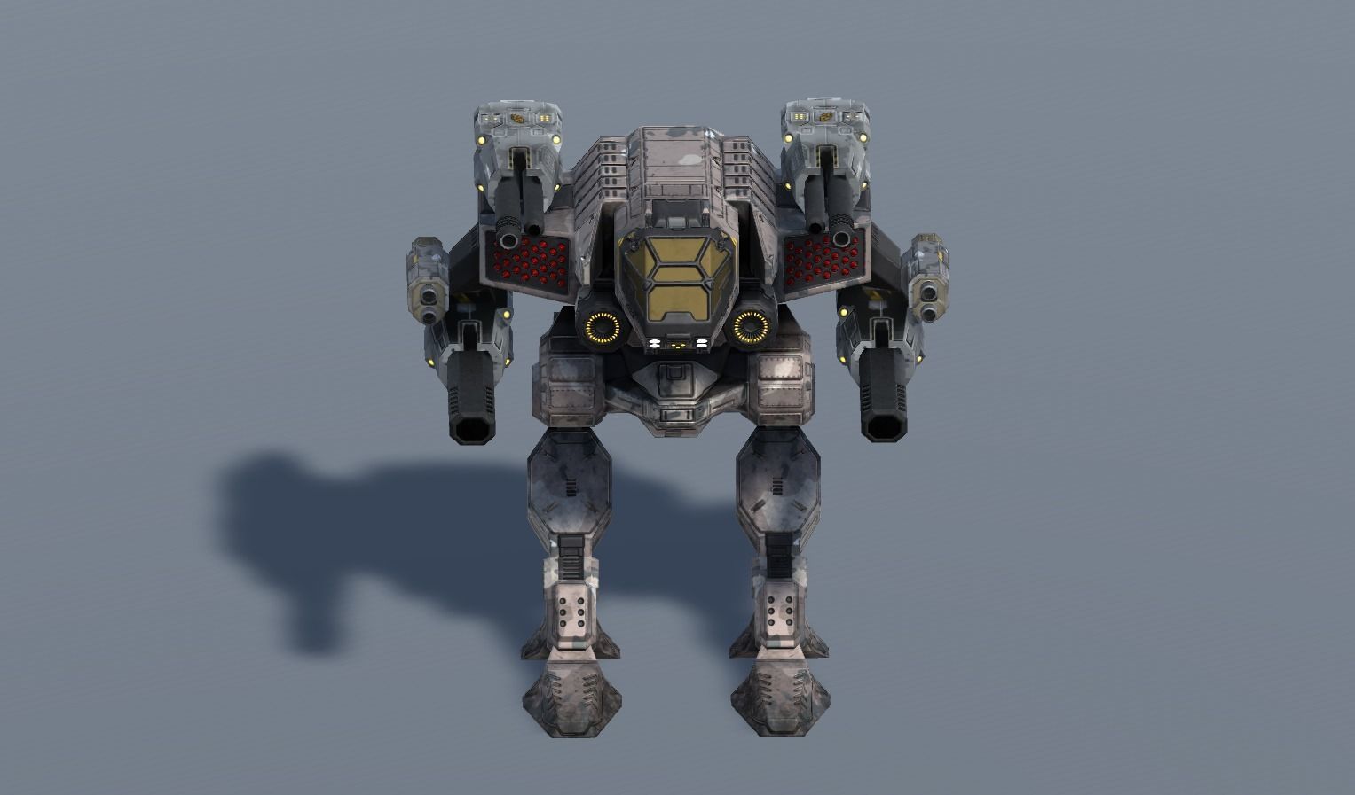Spectre BattleMech Low-poly 3D model_11