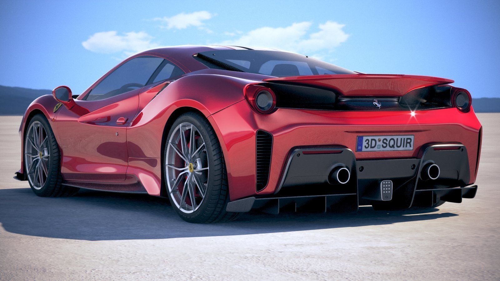 Ferrari 488 Pista 2019 3D model_10