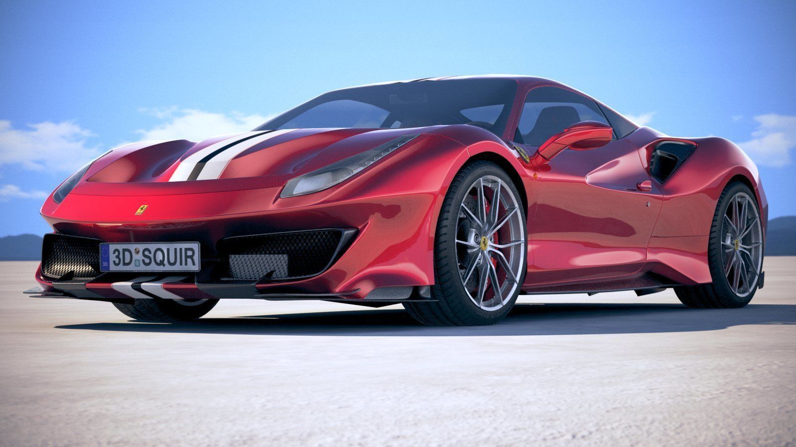 Ferrari 488 Pista 2019 3D model_8