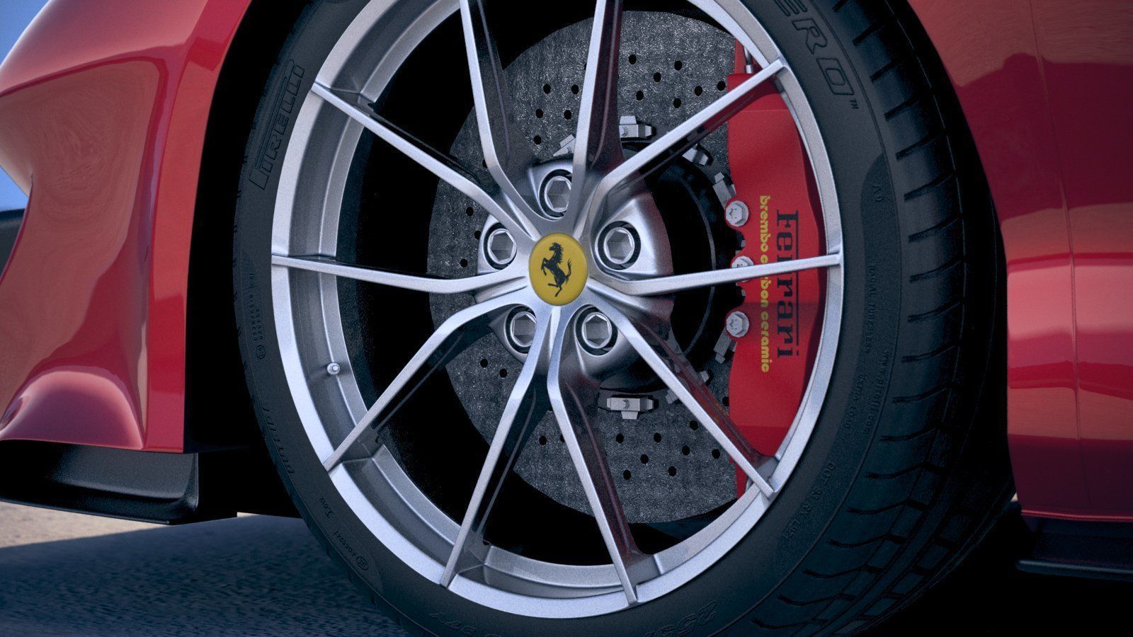 Ferrari 488 Pista 2019 3D model_11