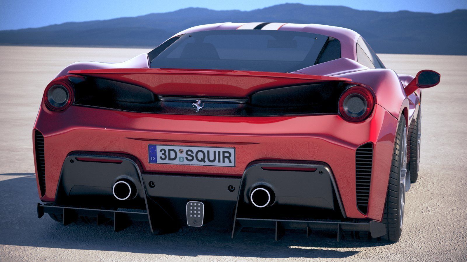 Ferrari 488 Pista 2019 3D model_6