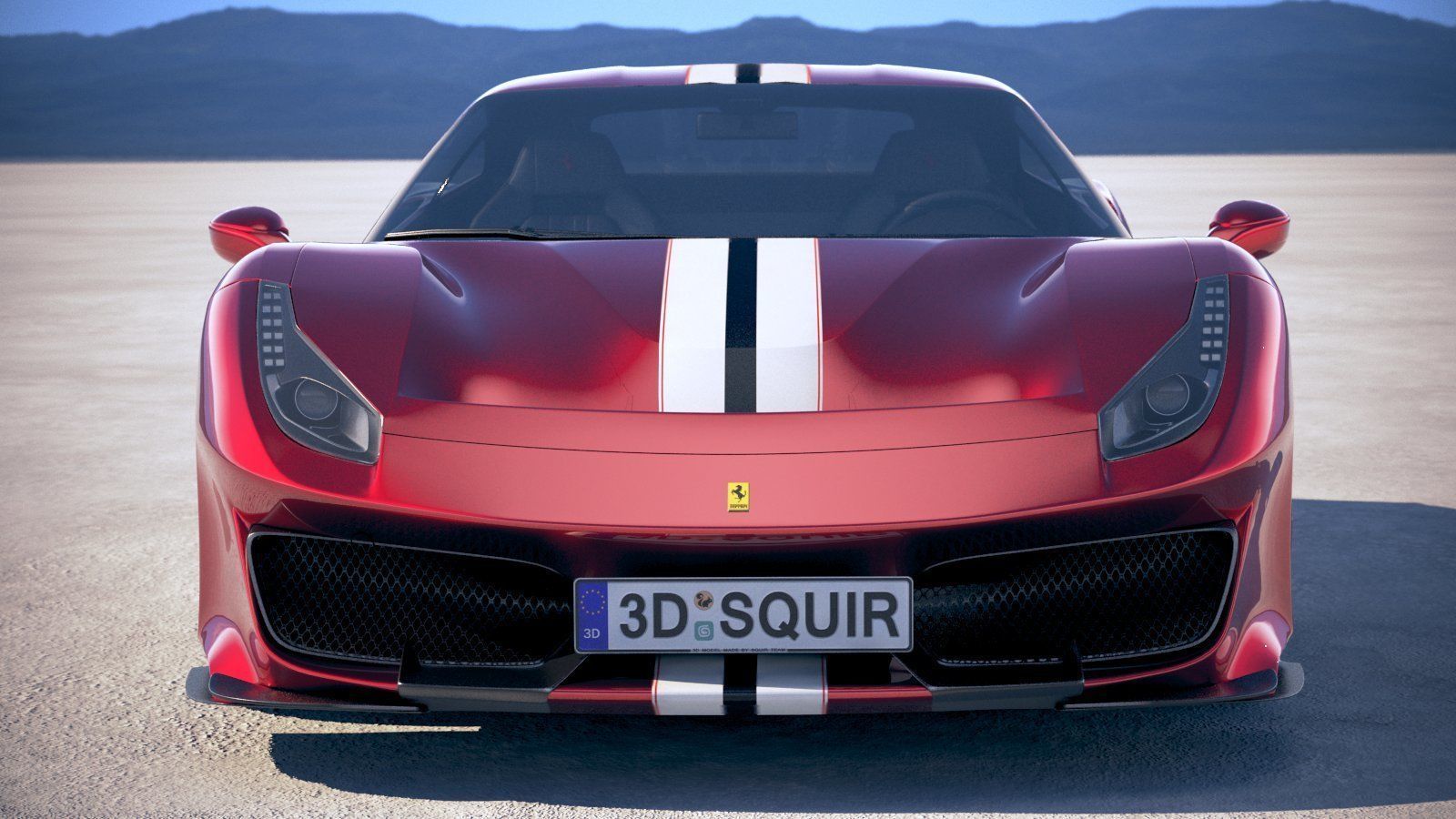 Ferrari 488 Pista 2019 3D model_2
