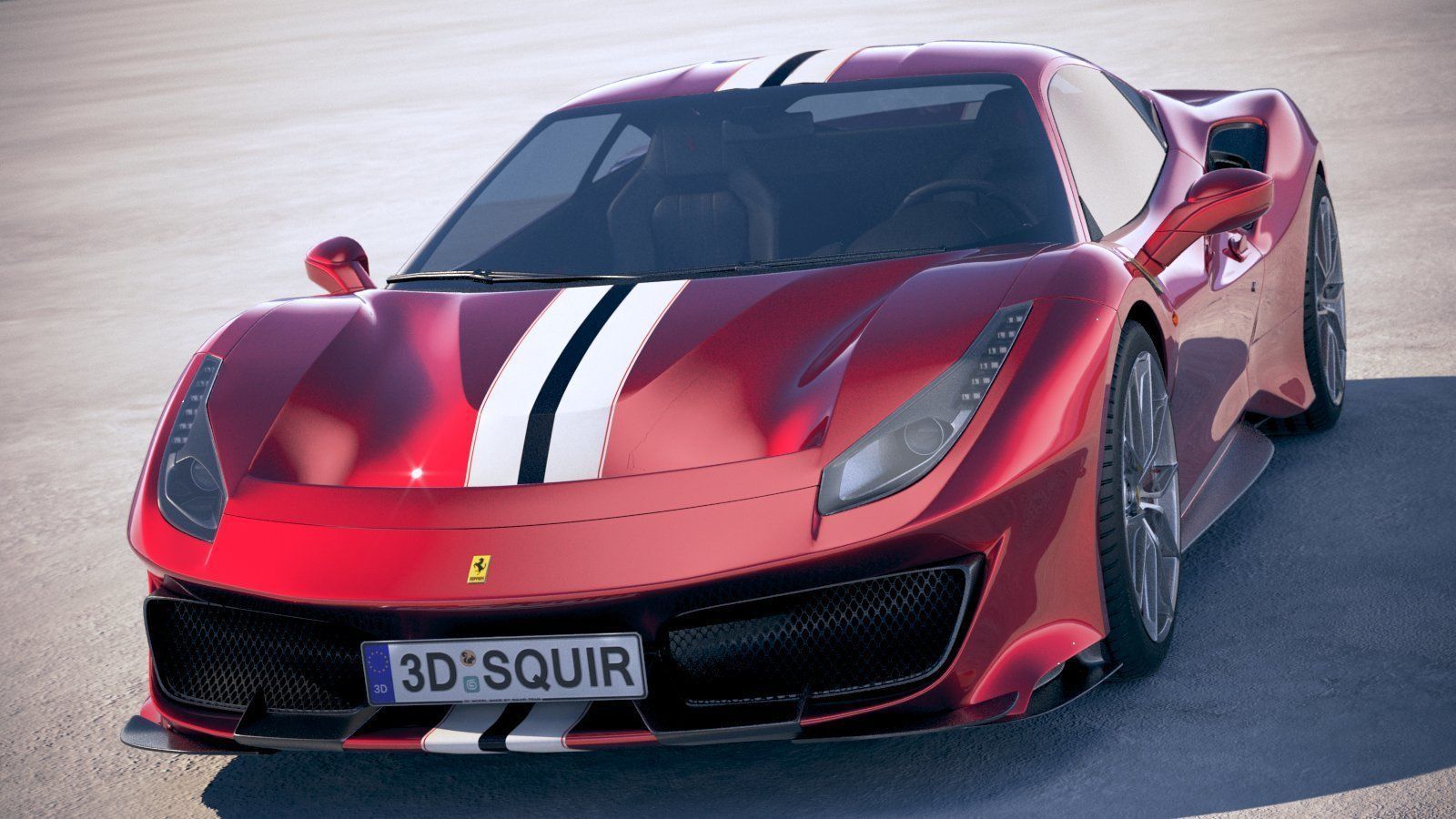 Ferrari 488 Pista 2019 3D model_7