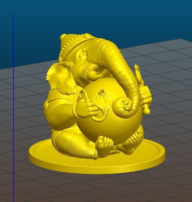 Ganesha - statuette - figure - 2019 3D print model_4