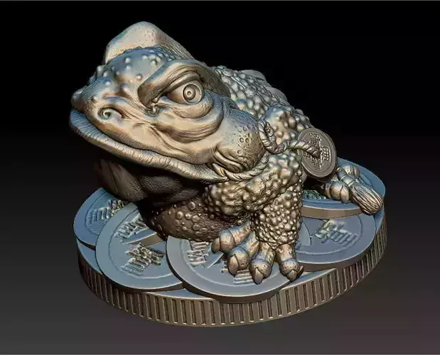 Money Frog - Jin Chan - statuette - 2019