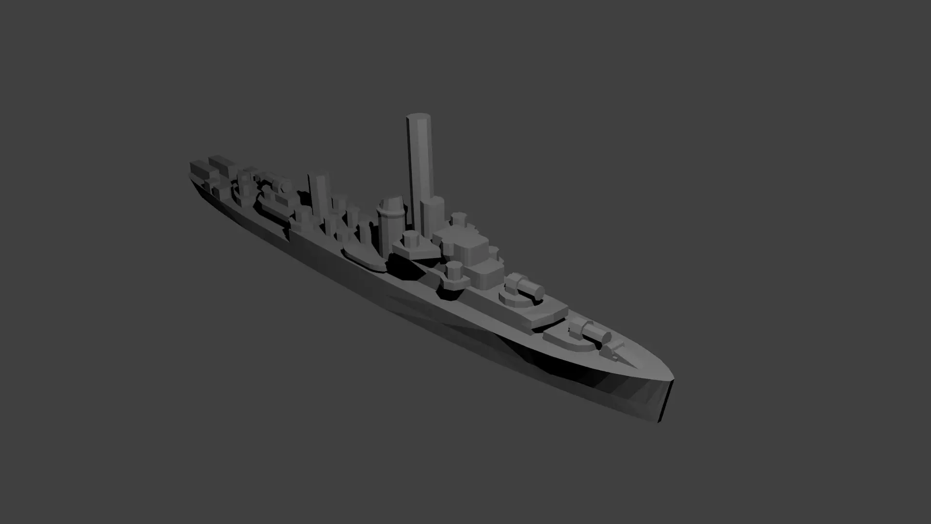 US Tacoma Class Frigate 3D print model