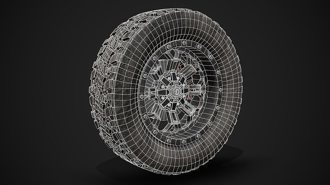 Wheel 3D model 7