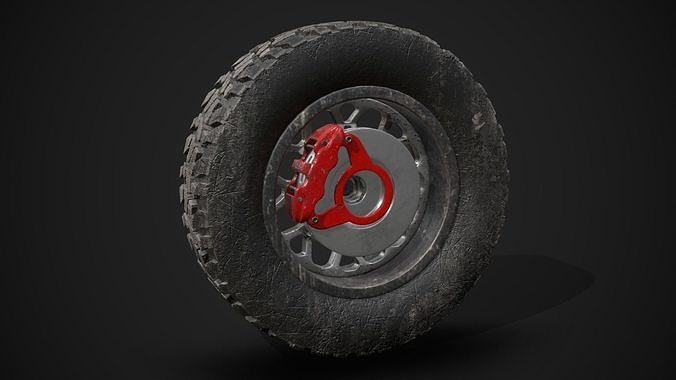 Wheel 3D model 3