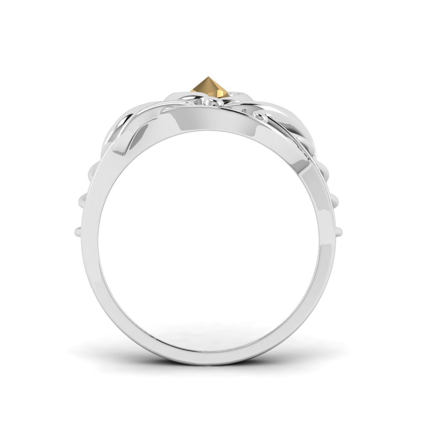 plain ladies ring 3D print model_1