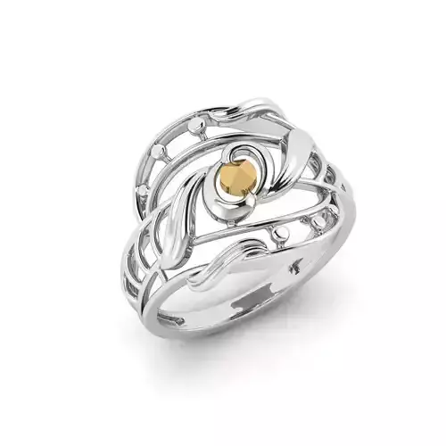 plain ladies ring 3D print model