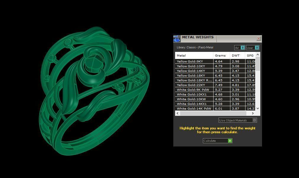 plain ladies ring 3D print model_4