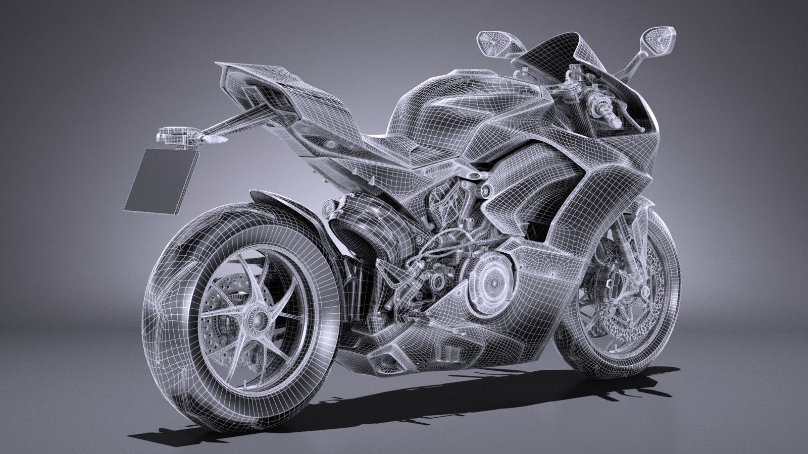 Ducati Panigale V4 2018 3D model_14