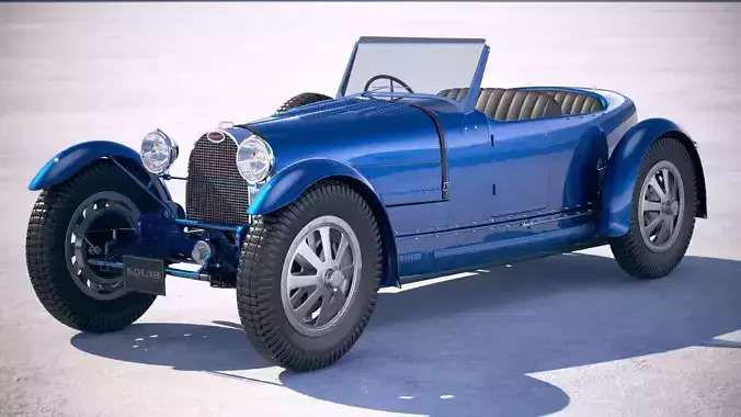 Bugatti Type 43 3D model