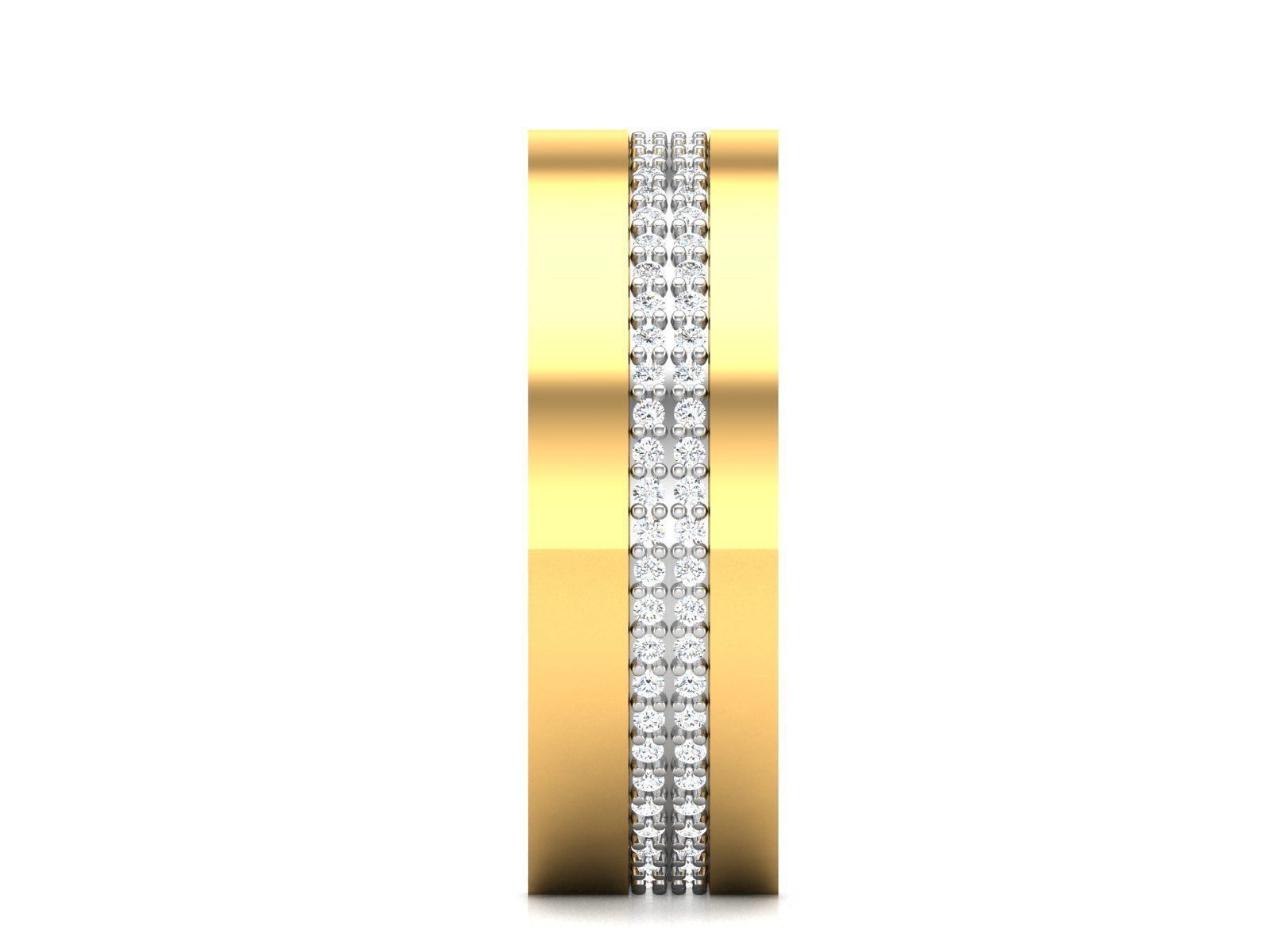 Women Band Ring 3dm render detail 3D print model_4