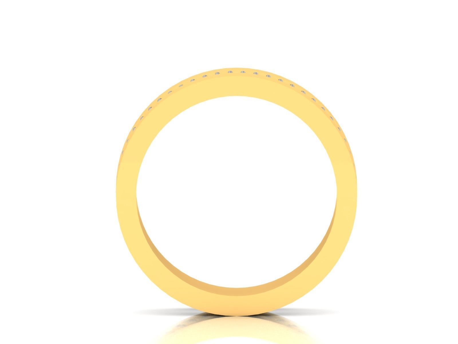 Women Band Ring 3dm render detail 3D print model_3