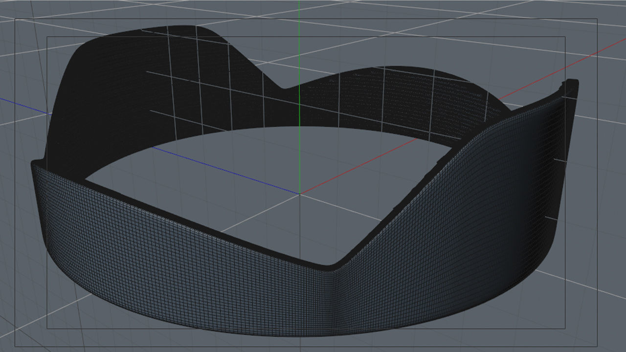 3D Lens Hood 3D model_4
