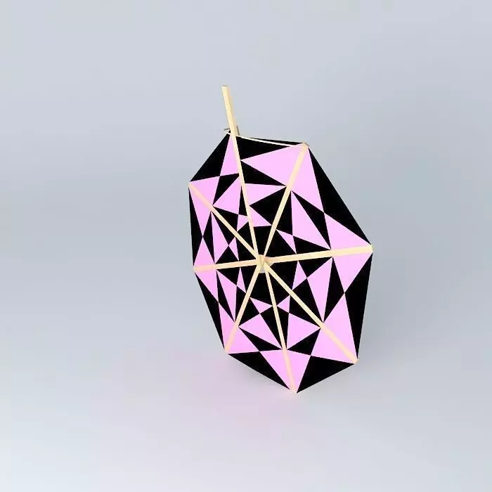 Bermuda Round Kite Free 3D model_0