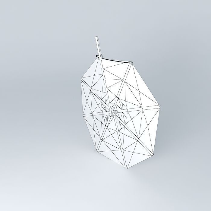 Bermuda Round Kite Free 3D model_3