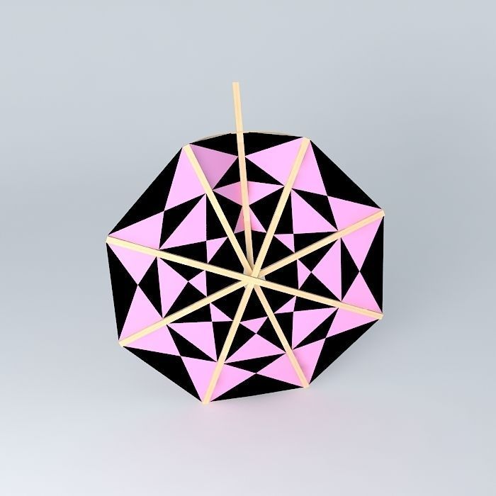 Bermuda Round Kite Free 3D model_2