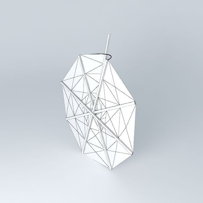 Bermuda Round Kite Free 3D model_4