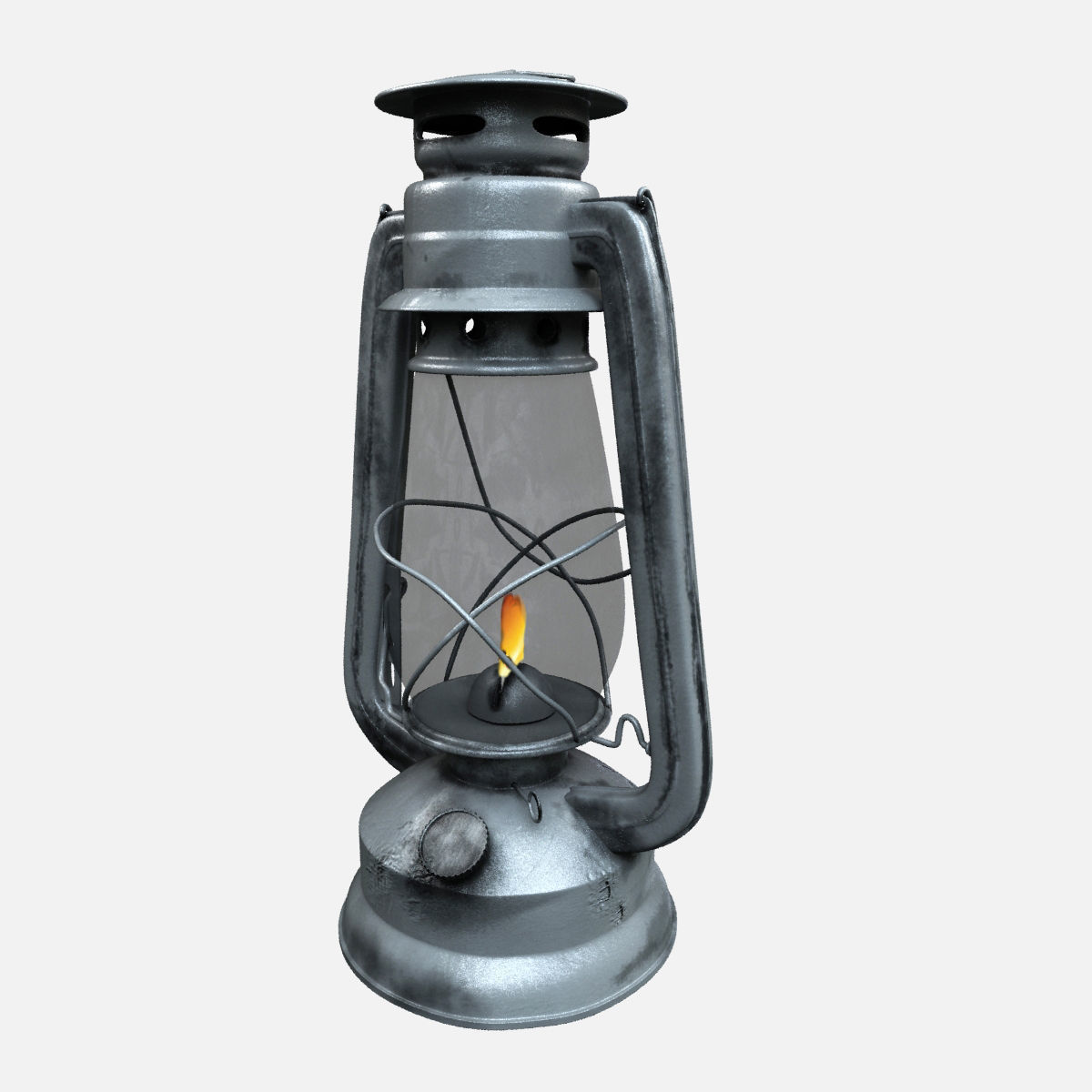 lantern metal 3D model_1